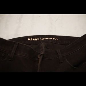 Old navy black skinny jeans